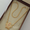 24 inch Micro Gold Plated Dollar Chain