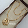 24 inch Micro Gold Plated Dollar Chain