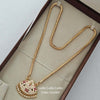 24 inch Micro Gold Plated Dollar Chain