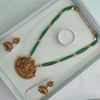Limited-Time Mega Sale! Shakthi – Green Beads Haaram Set