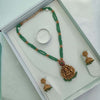 Limited-Time Mega Sale! Durgai – Green Beads Haaram Set