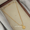 18 inch Micro Gold Plated Dollar Chain