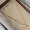 18 inch Micro Gold Plated Dollar Chain