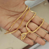 18 inch Micro Gold Plated Dollar Chain