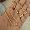 22 inch Micro Gold Plated Dollar Chain