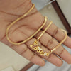 22 inch Micro Gold Plated Dollar Chain