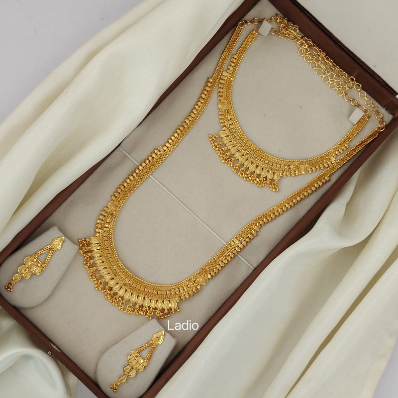 One Gram Micro Gold Plated Bridal Set