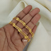 2.4-Specially Crafted - One Gram Micro Gold Plated Bangles