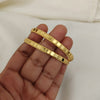 2.6-Exclusively Crafted- One  gram Micro Gold Plated Bangles