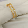 2.6 - Exclusively Crafted- One  gram Micro Gold Plated Bangles