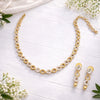 Diamond Elegance Necklace with Earrings