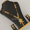 One Gram Micro Gold Plated Long Haaram with earrings