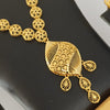 One Gram Micro Gold Plated Long Haaram with earrings