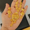 One Gram Micro Gold Plated Long Haaram with earrings