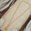 18 inch Micro Gold Plated Dollar Chain