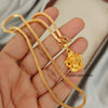 18 inch Micro Gold Plated Dollar Chain