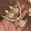 Impon Attigai with earrings