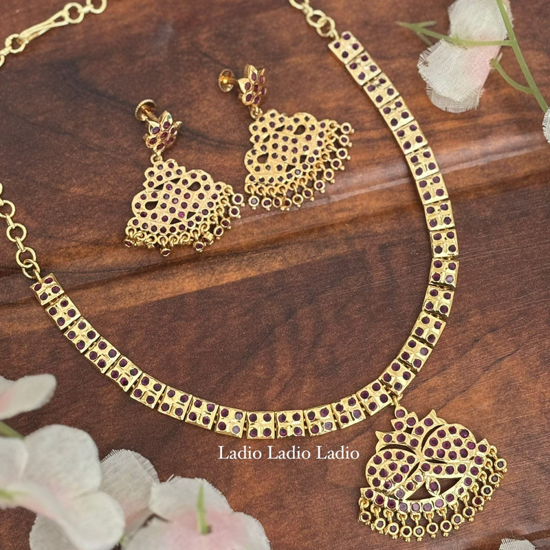 Impon Attigai with Earrings