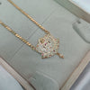 24 - Inch Micro Gold Plated Dollar Chain