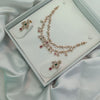 Diamond Two Layer with Earrings