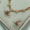 Flowral Necklace with Earrings