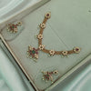 Flowral Necklace with Earrings