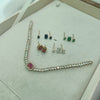 Diamond Short Necklace with Interchangeables