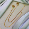 Anklet:One Gram Micro Goldplated - Thin