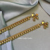 Anklet:One Gram Micro Goldplated - Floral