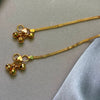 Anklet:One Gram Micro Goldplated - Thin