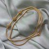 Mugappu Chain - Micro Gold Plated