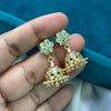 Impon Jhumki-White flower