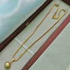 Sphere - 18 inch Micro Gold Plated Dollar Chain