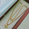 Eagle - 18 inch Micro Gold Plated Dollar Chain