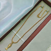 Golden Fish - 18 inch Micro Gold Plated Dollar Chain