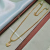 Swan - 18 inch Micro Gold Plated Dollar Chain