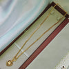 Nature Heart - 18 inch Micro Gold Plated Dollar Chain