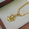 Shiva - 18 inch Micro Gold Plated Dollar Chain