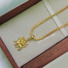 Devi - 18 inch Micro Gold Plated Dollar Chain