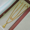 Jesus - 18 inch Micro Gold Plated Dollar Chain
