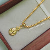 Jesus - 18 inch Micro Gold Plated Dollar Chain