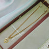 Om - 18 inch Micro Gold Plated Dollar Chain