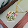 Om Muruga - 24 inch Micro Gold Plated Dollar Chain