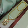 Om Muruga - 24 inch Micro Gold Plated Dollar Chain