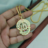 Om - 24 inch Micro Gold Plated Dollar Chain