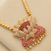 24 Inch Micro Gold Plated Dollar Chain