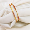 2.4 Slim Pink - Micro Gold Plated Bangles
