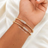 2.4 Thin Roll - Micro Gold Plated Bangles