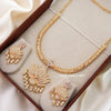Lotus - Impon Attigai with Earrings