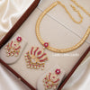 Lotus - Impon Attigai with Earrings